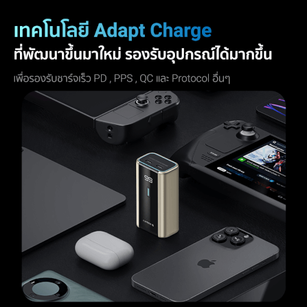 แบตเตอรี่สำรอง CUKTECH PB060 สีเทาไทเทเนียม 6,000 MAH จ่ายไฟรวมสูงสุด 55W_10